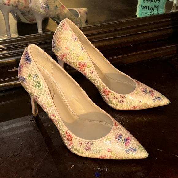 Sam Edelman Multicolor Floral Heels - Picture 9 of 9